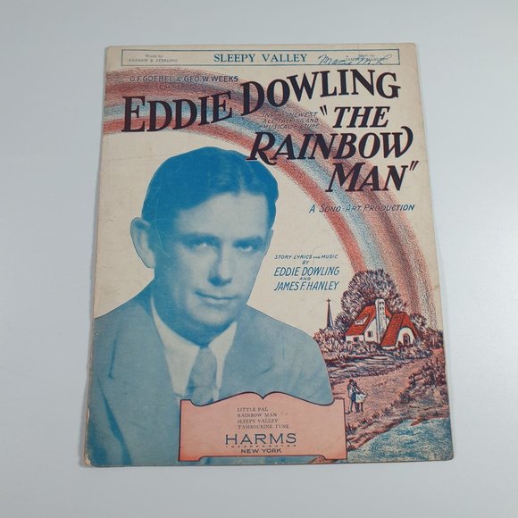 Vintage Sheet Music Sleepy Valley 1929 Piano Voice Ukulele Easy Listening - Picture 1 of 5